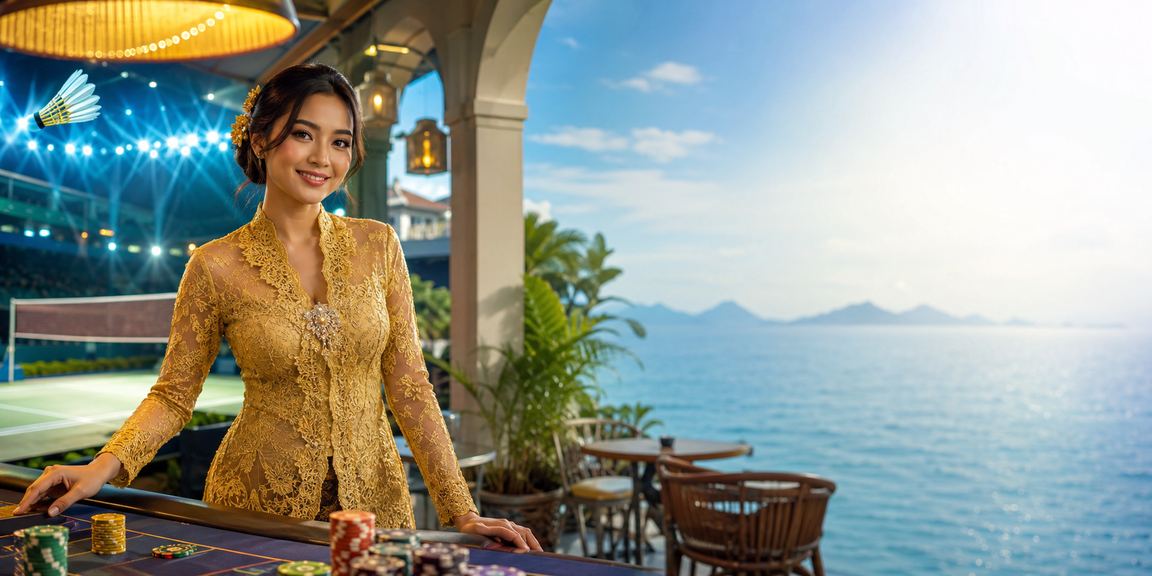 Pengalaman kasino hiburan malam di Ipoh dengan pakaian kebaya tradisional